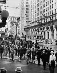 Downtown L A Spring Seventh In 1937 Los Angeles History San Luis Obispo County Downtown Los Angeles