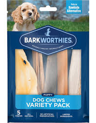 They're even perfect for puppies, as long as your puppy can chew hard. Barkworthies Dog Treats Natural Variety Pack Puppy The Pet Beastro The Pet Beastro