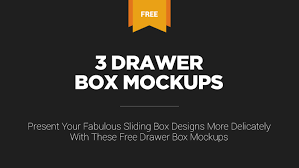 Download 3 Free Drawer Box Mockups Psd On Behance