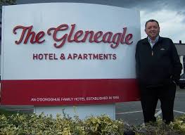 Tournament Director Connie O'Sullivan, Tournament Head Referee Joe  McGonnell and Tournament Press Officer Derek...