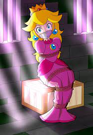 princess peach tied up