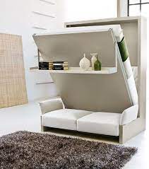 ces meubles modulables offrent un gain de place impressionnant mobilier de salon lit escamotable idees de meubles