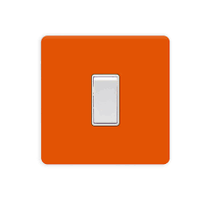 Wayfair.com has been visited by 1m+ users in the past month 1 Gang Designer Light Switch Colour Orange Contemporary Design