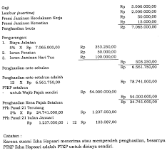 Untuk menguasai cara menghitung gaji karyawan, kita perlu memahami istilah gaji kotor dan gaji bersih. Petunjuk Dan Contoh Pph Pasal 21