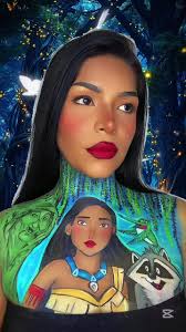 POCAHONTAS ✨ mi favorita siempre 🥹✨ #pocahontas #disney #princesa  #makeuptransformation #fyp #ponmeenparati #🐍sinzañozas🐍