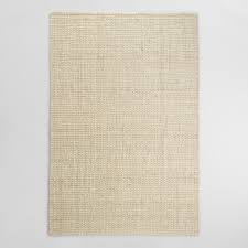 This browning is caused by the release of oils. Bleached Ivory Basket Weave Jute Rug World Market