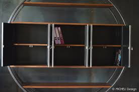 Depuis 1862 hellin propose du mobilier en bois pour la maison le salon la salle a manger. Etagere Bibliotheque Sphere En Metal Et Bois Sur Mesure Mithra