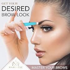 Amazon.com : Majestic Bombay Fine Point + Slant Tweezers for Women and Men 