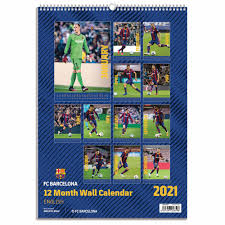 Sun 29 aug 17:00 la liga. Fc Barcelona Official A3 Calendar 2021 At Calendar Club