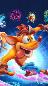 Crash Bandicoot 4 It S About Time Game Poster 4k Ultra Hd Mobile Wallpaper Crash Bandicoot Characters Crash Bandicoot Bandicoot
