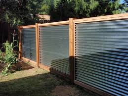 50 Awesome Wood Fence Designs And Ideas Images Corrugated Metal Fence Privacy Fence Designs Fence Design