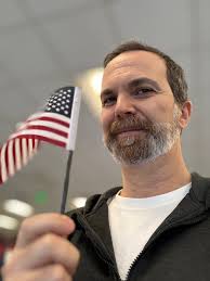 This morning I went to USCIS, did my interview, passed my civics test,  joined the ceremony and got my American Citizenship! As you can imagine  I've been singing "America f**k yeah" from