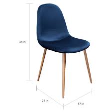 Shop allmodern for modern and contemporary blue velvet accent chairs to match your style and budget. Best Master Furniture Velvet Side Chairs Set Of 4