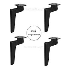 See how to add wheels to 4x4 bench legs in a sturdier way than simply drilling into the end grain. 4pcs Black Metal Furniture Legs Retro Sofa Couch Feet Furniture Accessories Height 175mm Jf1801 Casters Aliexpress