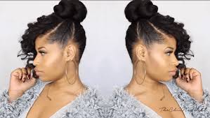 When you finish your braid(s), secure the ends with bobby pins. Natural Hair Braided Updo Hairstyles Easy Braid Haristyles
