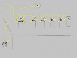 Two switch box wiring image. Wiring One Switch Diagram Multiple Lights On Starter Capacitor Wiring For Wiring Diagram Schematics