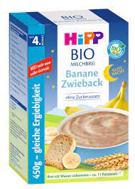 Alete milchbrei schoko ab dem 6.monat, 400 g beikost. Hipp Bio Gute Nacht Brei Banane Zwieback Nach Dem 4 Monat 450g Schafi Shop