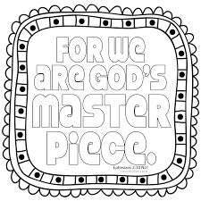 Ephesians 2 10 Colouring Pages Bible Activities For Kids Bible For Kids Children S Ministry