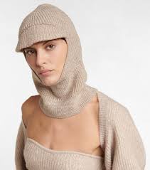 Passamontagna Kenzia in lana in Beige