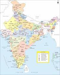 Printable india map with states. Travel To India India Map Tourist Map India Tourist