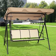 This is a universal swing canopy. Costway 3 Person Outdoor Patio Swing Canopy Awning Yard Furniture Overstock 18539183