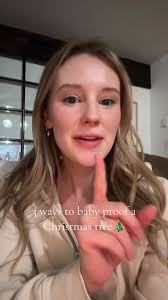 i’ve been stressing about how to baby proof a tree but sharing this so you  don’t have to! #babychristmasideas #babysfirstchristmas  #babysfirstholidayseason #babyproofing #babyproofinghacks ...