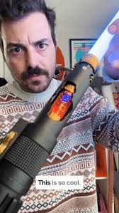 Guess who got a real lightsaber?! Well, pretty close anyways 🚀🔦 It looks  like I’ve XP’d up from 🧶The Fuzz to 🪐The Force., Thank you @neo.saber all  the way from a Far Off Galaxy and back again!, 🚨FYI