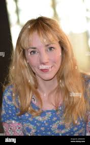 Eric Jean und Julie Depardieu, beim 3. Prix Eric Jean, der am 15. April  2014 in Le Germain in Paris Frankreich stattfand. Foto von Nicolas  Briquet/ABACAPRESS.COM Stockfotografie