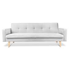 Moelleux grâce à son assise matelassée rembourrée, il vous offrira le confort dont vous avez besoin. Canape Droit 3 Places Lars Convertible Gris Clair