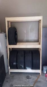 Diy Topf Reifenhalter Oder Regale Fur Jedes Ihre Garage Regal Werkstattorganisation Dekor