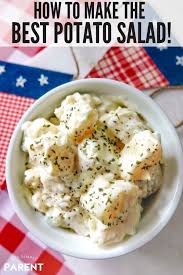It's okay if some of the potatoes get mashed in. The Best Potato Salad For Summer And Beyond The Simple Parent