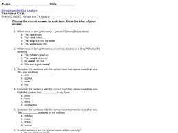 Grammar worksheets and online activities. Grammar Quiz Grade 2 Unit 3 Nouns And Pronouns Worksheet For 2nd Grade Lesson Planet
