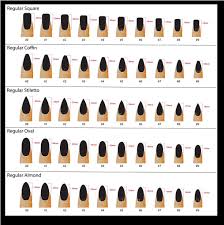 Luxury Custom Nails Sizing Chart The Nailest Custom Press