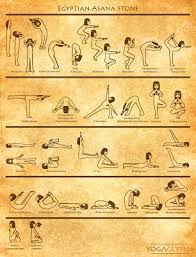 Yogaglyphs Egyptian Kemetic Yoga Yoga Bridge Pose Yoga Fitness