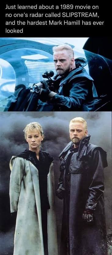 Slipstream (1989) was directed by the guy who did Tron, and stars Mark  Hamill, Bill Paxton, Bob Peck, Ben Kingsley, Robbie Coltrane, and F. Murray  Abraham. : r/badMovies