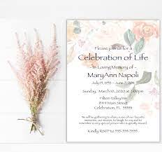 It doesn't need to be the final kegger, however—you can revisit all those warm memories (the ones you can remember, at least) with reunion invitations for. Celebration Of Life Invitations Funeral Announcement Etsy