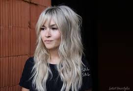 For a fabulous hairstyle for a wedding, form a thick low braided ponytail with long layered hair. Long Hair With Bangs 38 Best Examples For 2021