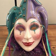 Best Vintage Clay Art Jester Mask for sale in Allentown, Pennsylvania for  2025