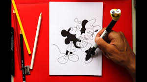 It's the adorable and loveable mickey. How To Draw Minnie Mouse And Mickey Mouse Kissing Youtube
