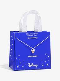 Disney Mickey Mouse November Topaz Birthstone Necklace Birthstone Necklace Peridot Birthstone Geeky Necklace