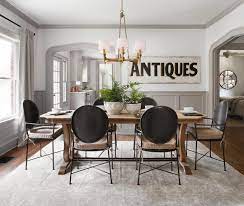 20 farmhouse kitchen ideas for fixer upper style + industrial flare: Episode 4 Season 5 Hgtv S Fixer Upper Chip Jo Gaines Dining Room Remodel Modern Farmhouse Dining Modern Farmhouse Dining Room