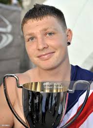 Tim 'Livewire' Shieff and from Derby pictured after winning the... News  Photo