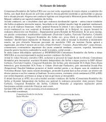 Care este structura scrisorii de motivatie pentru facultate? Scrisoare De Intentie Romanii IndependenÈi Din Serbia