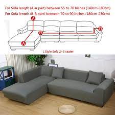 If this appeals to you, then a slipcovered sofa is definitely right for you. All Cover Sectional Sofa L Shape 2pcs Slipcover Elastic Washable Couch Cover 2seater 55 To 74inch 3 Seater 74 To 90 Inch Sofa Slipcover Couch Cover Stretch For L Shape Sectional Corner Walmart Com