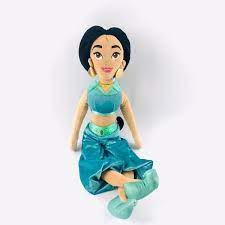 Disney Store Aladdin Princess Jasmine Plush Doll 21 Toy Good Clean Condition The Shoes Have Some Norm Disney Stuffed Animals Disney Store Aladdin And Jasmine