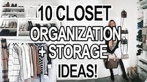 You probably have shoes for different seasons and purposes, some of which you wear all the time and some of which you may only wear a couple of times a year. 10 Small Closet Organization Storage Ideas Youtube