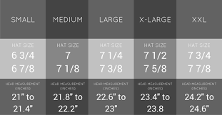 sizing guide levine hat co