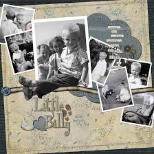 Diane S Digital Scrapbook Pages Little Billy Heritage Scrapbooking Family Photo Gallery Wall Family History Book