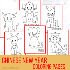 Chinese new year 2021 will start the year of the ox! Chinese New Year Coloring Pages Activities Messy Little Monster