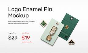 Download Logo Enamel Pin Mockup On Behance
